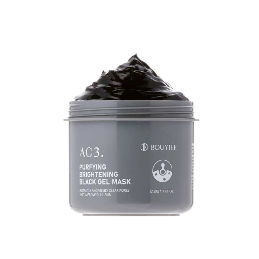 Bouyiee Mặt Nạ Thạch Đen AC3 Sạch Sâu Nâng Tone - 50g